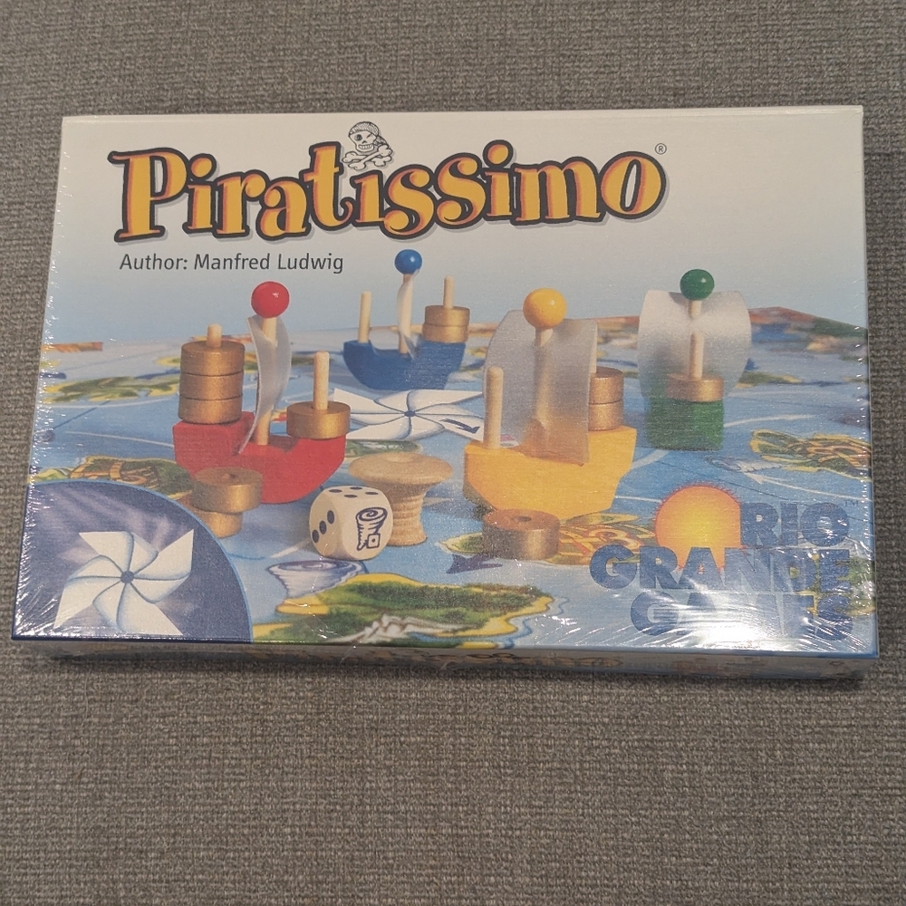 Piratissimo Board game by Rio Grande,  Family Game 2-4 player, age 6+ NIB